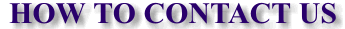 How to contact us