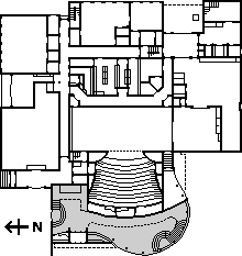 Map of the Timms Centre